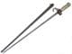 French Lebel M1886 cruciform bayonet with quillon and scabbard  **SOLD**