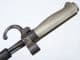 French Lebel M1886 cruciform bayonet with quillon and scabbard  **SOLD**