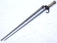 French Lebel M1886 quillon bayonet and scabbard  **SOLD**
