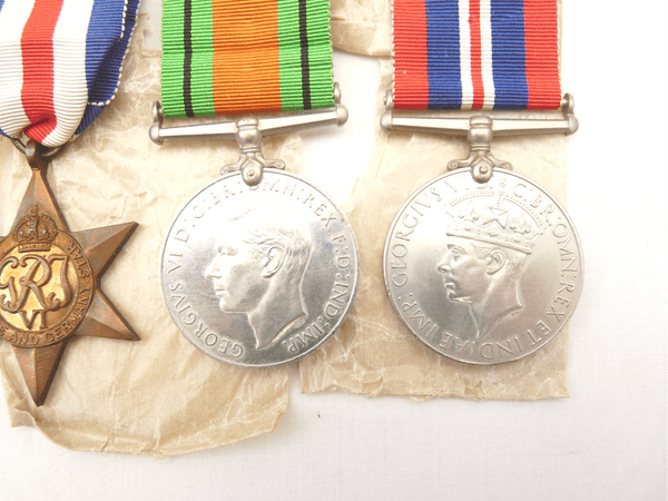 Genuine British 5 medal boxed group with 1st Army clasp