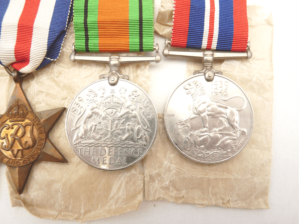 Genuine British 5 medal boxed group with 1st Army clasp