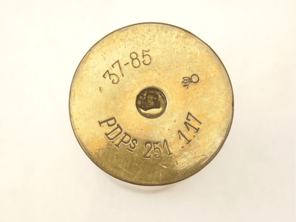 German 77mm shell case, 1917 dated