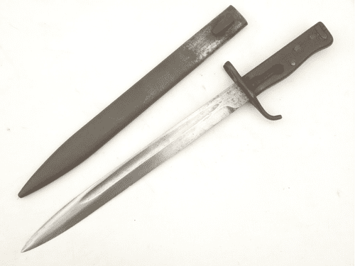 German Ersatz M88/98 bayonet and scabbard, fraktur and Turkish markings