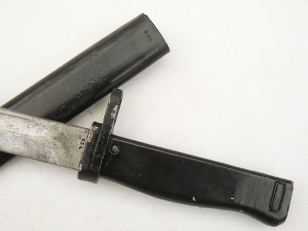 German Ersatz M88/98 bayonet and scabbard , matching serial numbers