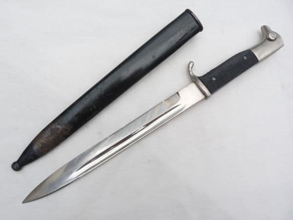 German K98 armed forces enlisted man's dress  bayonet, Anton Wingen marked **SOLD**