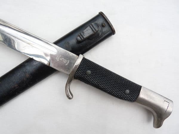 German K98 armed forces enlisted man's dress  bayonet, Anton Wingen marked **SOLD**