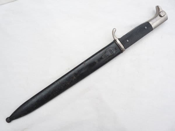 German K98 armed forces enlisted man's dress  bayonet, Anton Wingen marked **SOLD**