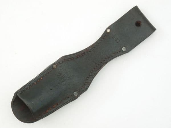 German K98 bayonet leather frog, genuine WW2 issue, LBA marked