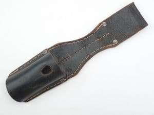 German K98 bayonet leather frog, genuine WW2 issue, RB Nr marked **SOLD**