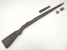 German K98 rifle stock and bands, prewar and early war style **SOLD**