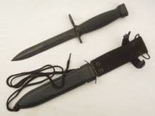 German made M16 and AR15 M7 bayonet and scabbard **SOLD**