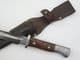 German S1884/98 II sawback bayonet, scabbard and frog, unit marked