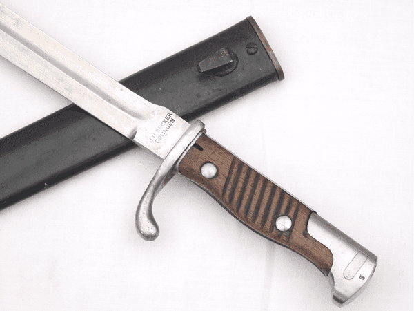 German S1898/05 S n/A 'Butcher sawback-removed' bayonet and scabbard