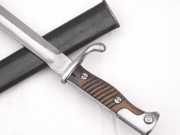German S1898/05 S n/A 'Butcher sawback-removed' bayonet and scabbard