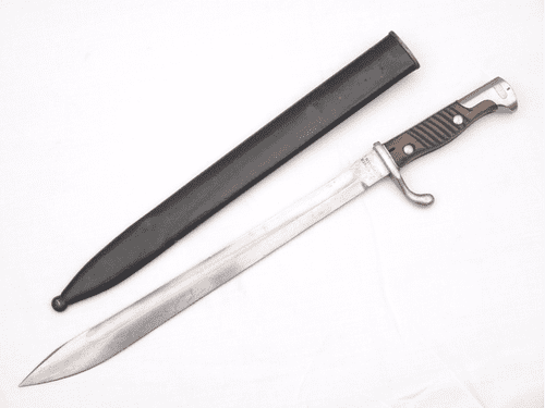 German S1898/05 S n/A 'Butcher sawback-removed' bayonet and scabbard