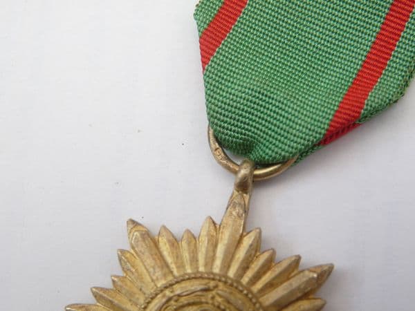 German WW2 Ostvolk Medal in gold with swords **SOLD**