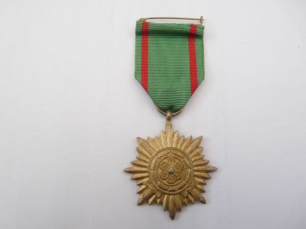 German WW2 Ostvolk Medal in gold with swords **SOLD**