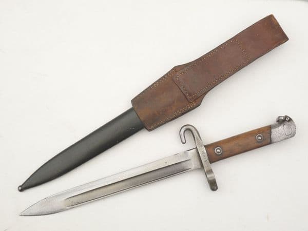 Hungarian M1888 N.C.O's bayonet, scabbard and frog **SOLD**