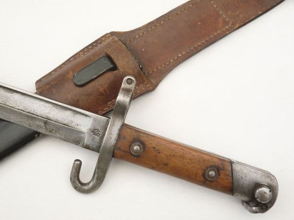 Hungarian M1888 N.C.O's bayonet, scabbard and frog **SOLD**