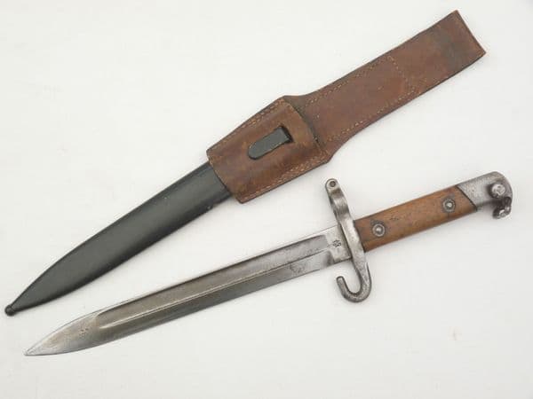 Hungarian M1888 N.C.O's bayonet, scabbard and frog **SOLD**
