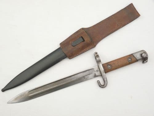Hungarian M1888 N.C.O's bayonet, scabbard and frog **SOLD**