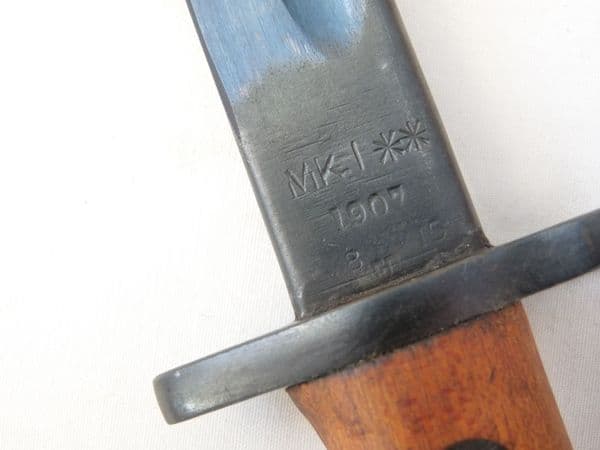 Indian SMLE Bayonet No.1 mk I** Enfield made, no scabbard, 1915 dated