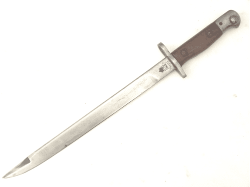 Indian SMLE Bayonet No.1 mk II* RFI made, no scabbard, 1942 dated