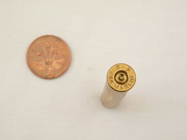 Inert .444 Marlin Remington made cartridge