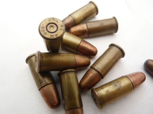 Inert 0.38" S&W revolver cartridges, all  WW2 dated **OUT OF STOCK**
