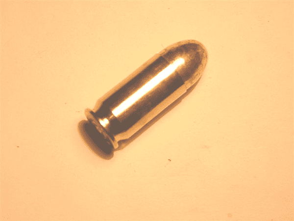 Inert 0.45 ACP pistol cartridge