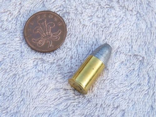 Inert 0.455 inch Webley service revolver cartridge **OUT OF STOCK**