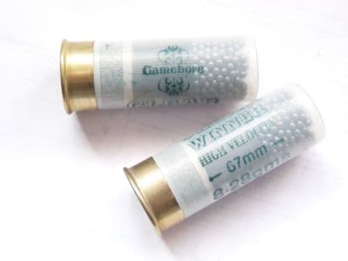 Inert 12 bore cartridge with clear plastic casing **OUT OF STOCK**