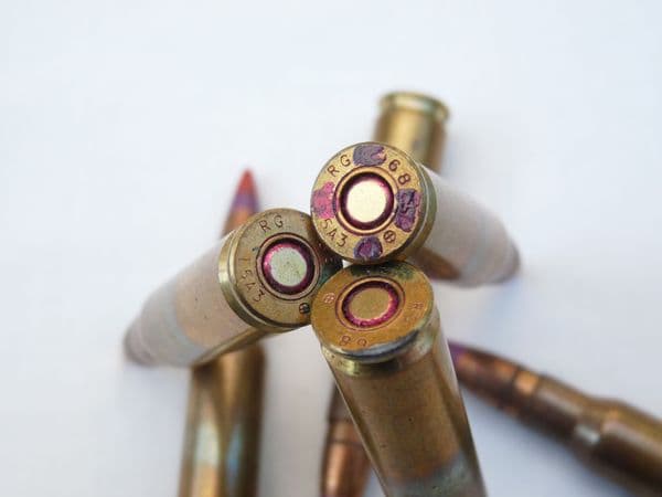 Inert 7.62 x 51mm NATO cartridge, RARE experimental tracer L5A3 **SOLD**
