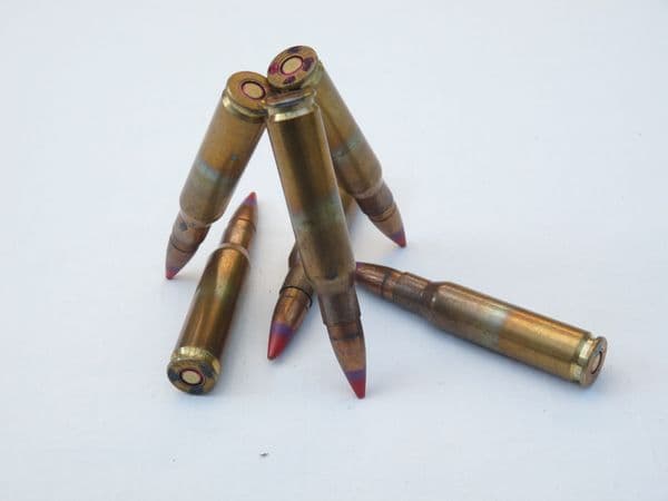Inert 7.62 x 51mm NATO cartridge, RARE experimental tracer L5A3 **SOLD**