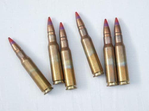 Inert 7.62 x 51mm NATO cartridge, RARE experimental tracer L5A3 **SOLD**