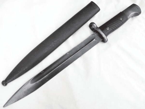 Israeli K98 bayonet and scabbard, IDF marked **SOLD**