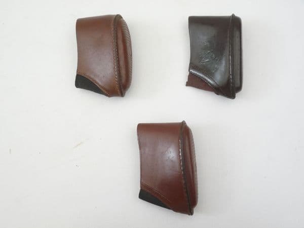 Leather shotgun buttstock cover/ recoil pad