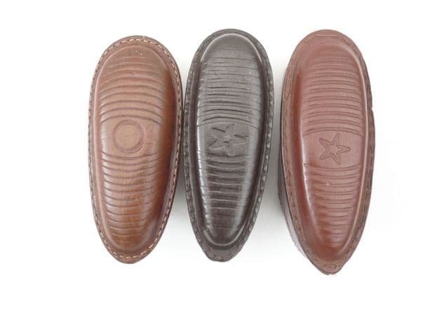 Leather shotgun buttstock cover/ recoil pad