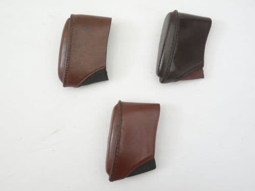Leather shotgun buttstock cover/ recoil pad