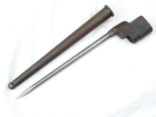 Lee-Enfield British made No4 Mk2* spike  and scabbard, J.W.(S)Ltd marked  **SOLD**