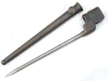Lee-Enfield British made No4 Mk2* spike  and scabbard, J.W.(S)Ltd marked  **SOLD**