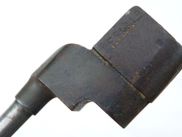 Lee-Enfield British made No4 Mk2* spike bayonet and scabbard, P.S &S. Ltd made  **SOLD**