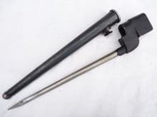 Lee-Enfield British made No4 Mk2* spike bayonet and scabbard,  PSK marked  **SOLD**