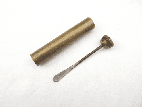 Lee-Enfield cleaning kit pre-1906 mk3 brass oiler bottle, EFD marked**SOLD**