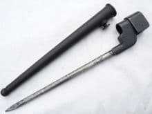 Lee-Enfield Long Branch made No4 Mk2 spike with Canadian acceptance stamped scabbard  **SOLD**