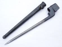 Lee-Enfield Long Branch made No4 Mk2 spike with scabbard  **SOLD**