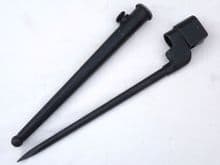 Lee-Enfield No4 Mk2* spike and scabbard, British BEC made  **SOLD**