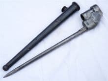 Lee-Enfield No4 mk3 spike and scabbard, British made SOLD