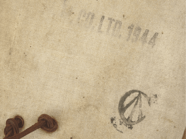 Lee-Enfield No4 rifle canvas breach cover,  Canadian marked