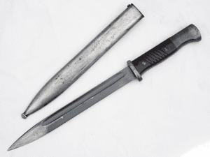 Mauser K98 bayonet and scabbard, 1939, matching serial numbers **SOLD**